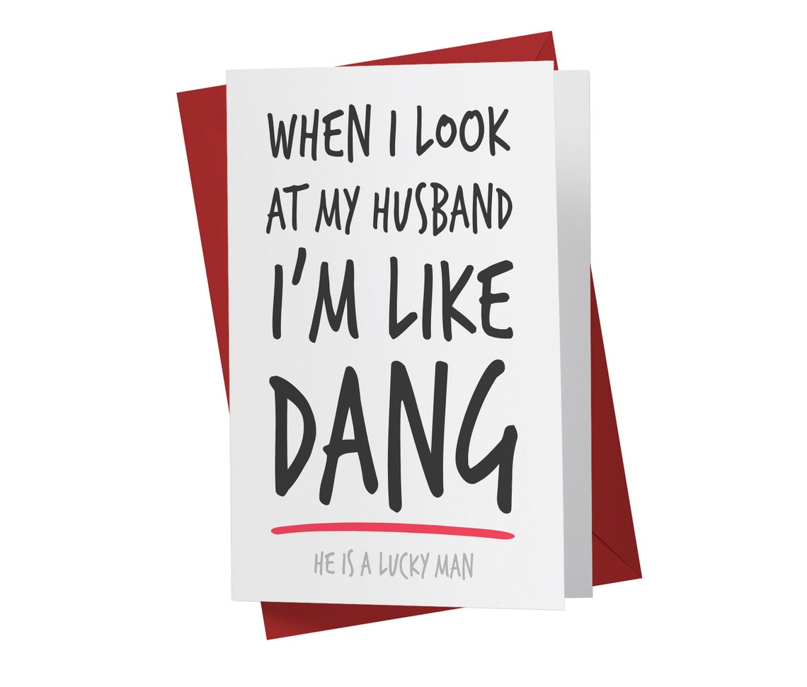 Funny Husband Birthday Card, Card for Him Birthday Card for Husband ...