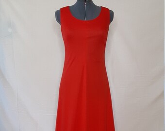 1970s Red Gown