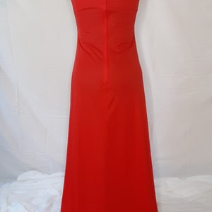 1970s Red Gown image 5