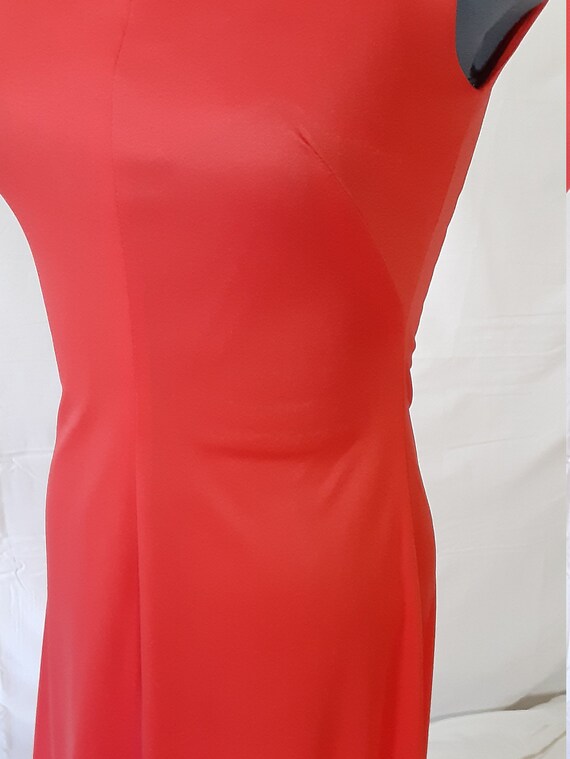 1970s Red Gown - image 10