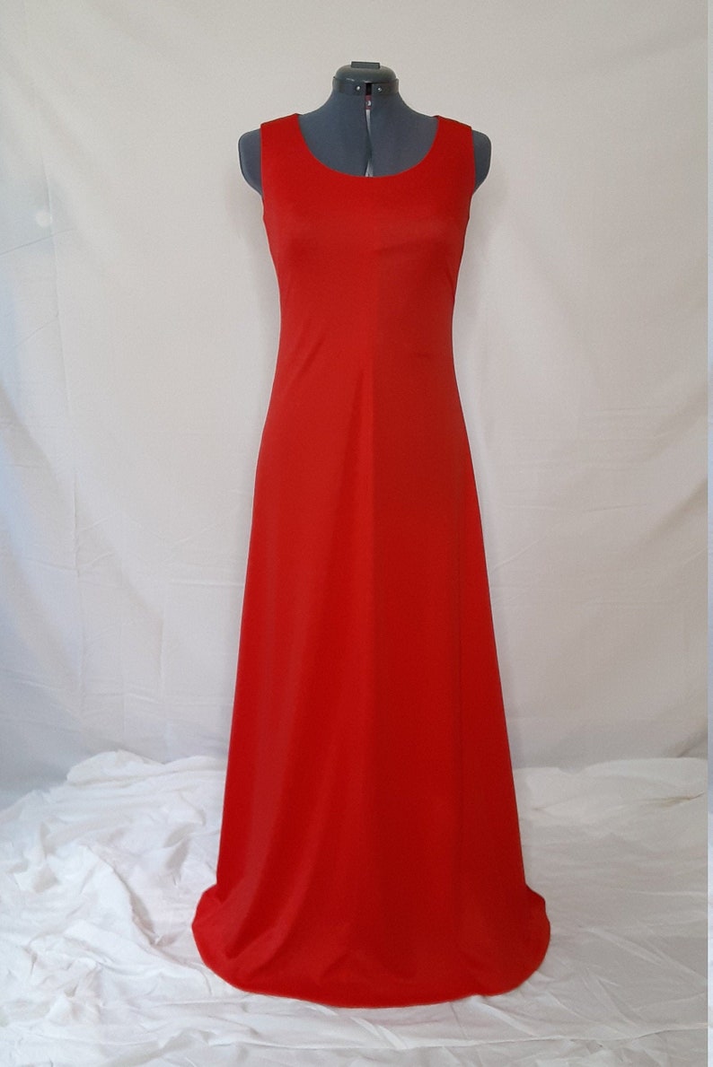 1970s Red Gown image 1