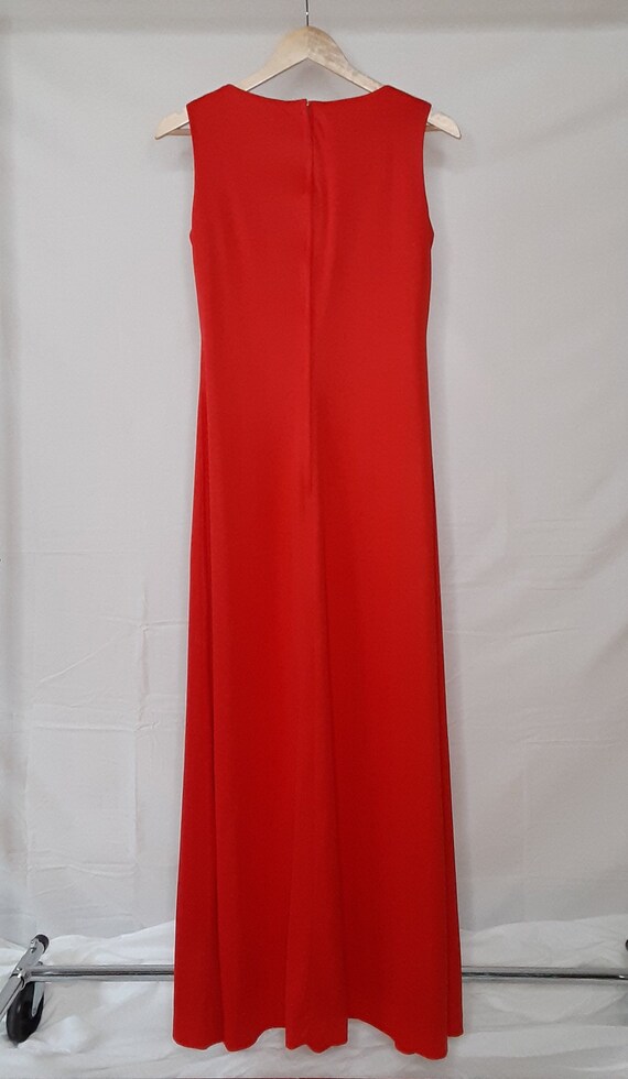 1970s Red Gown - image 7