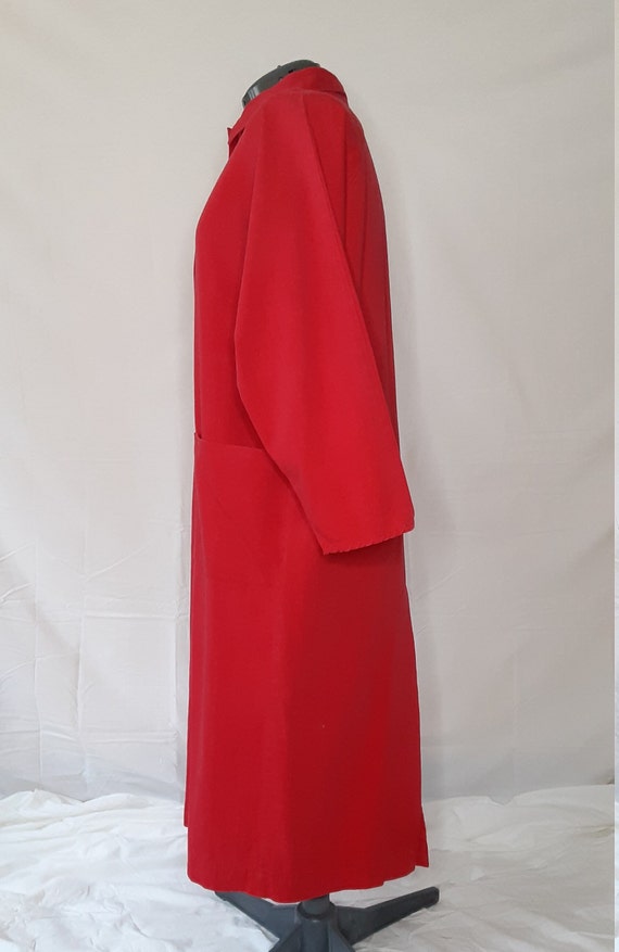 1980s Red Cocoon Jacket - image 2