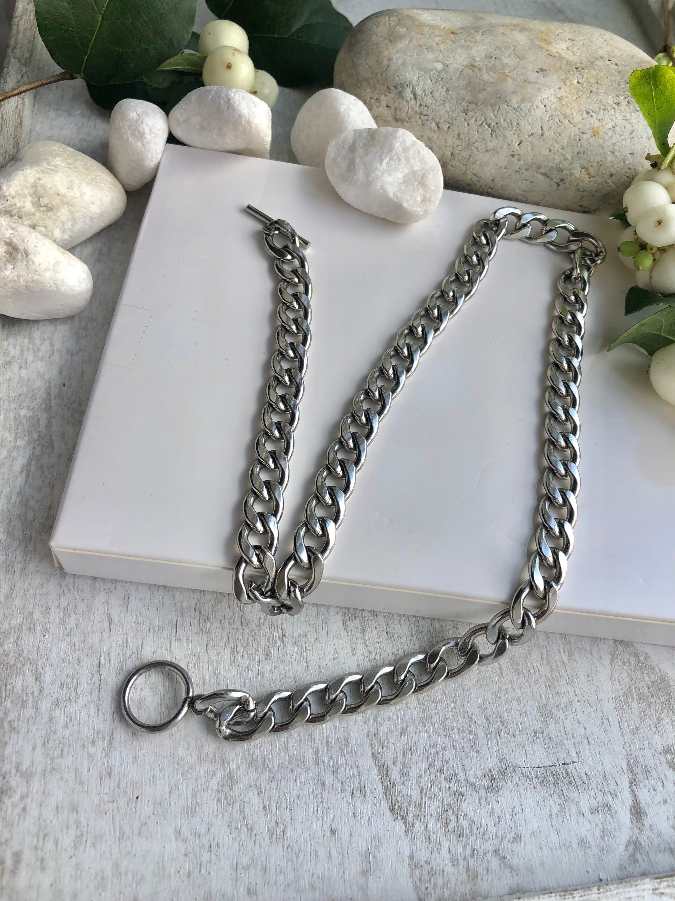 Chain Necklaces Stainless Steel Chains. Etsy UK