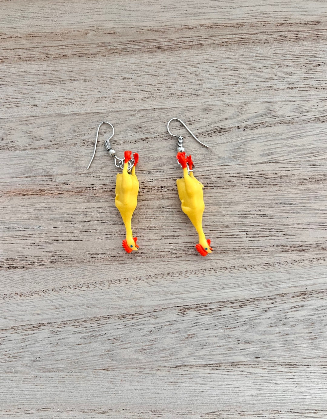 Rubber Chicken Earrings Etsy