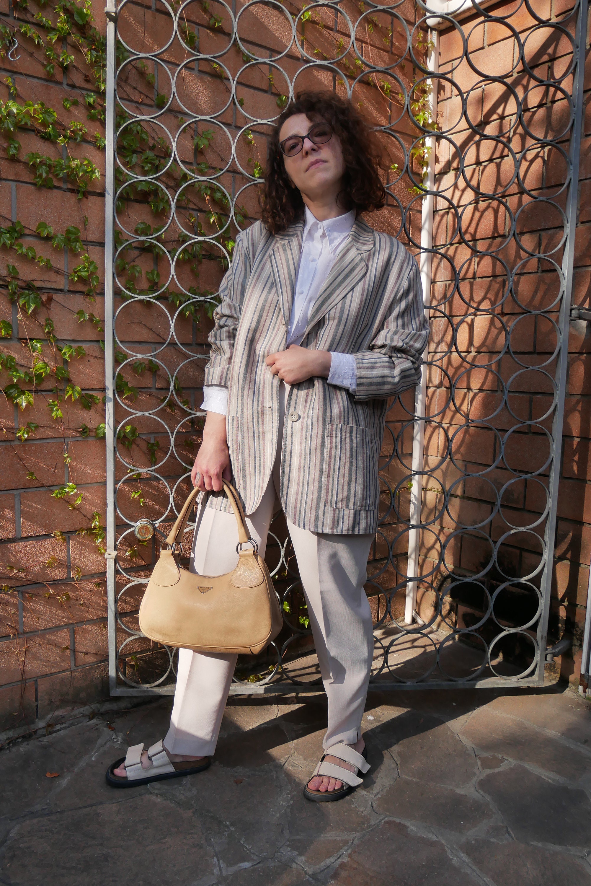 Vintage St. Michael Linen Blend Blazer 