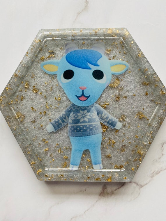 Sherb ACNH Inspired Sparkle Coaster Etsy