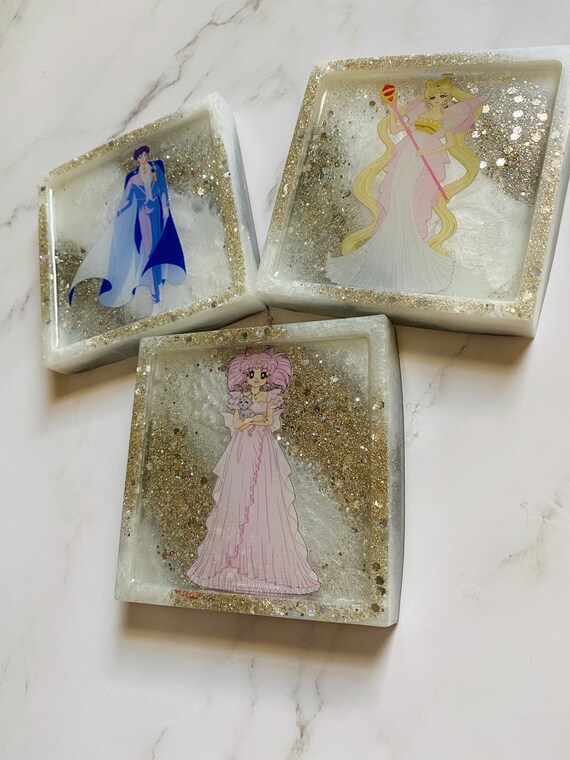 *NEW* Sailor Moon Set 2 Coasters *NEW* Sailor Moon Set 2 Coasters