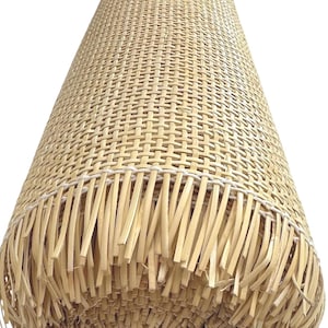Fita quadrada de rattan semibranqueado (tecelagem tipo rádio) 60 cm imagem 2
