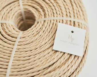 Corde en papier danoise 4 mm, corde en papier (1 KG)