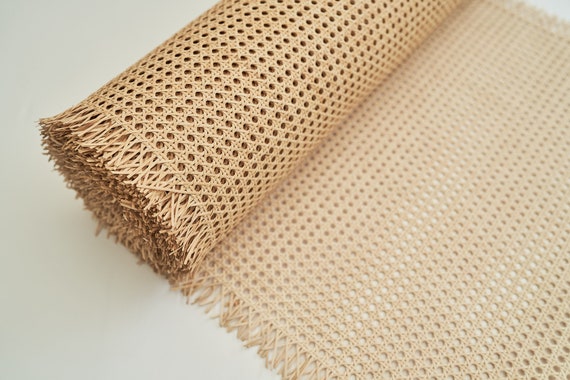 Natural Rattan Cane Webbing, Open Weave, 16-48 inch Width