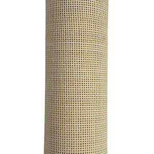 Fita quadrada de rattan semibranqueado (tecelagem tipo rádio) 60 cm imagem 4