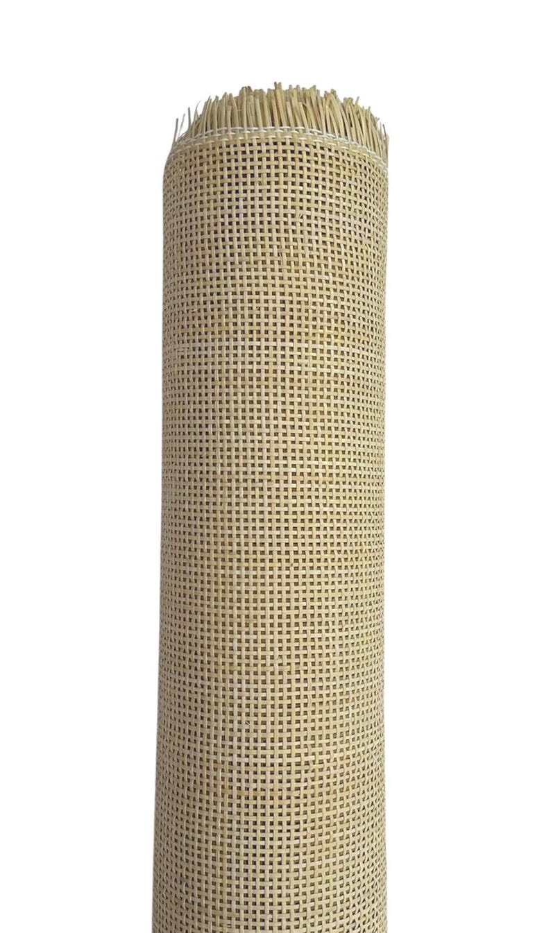 Fita quadrada de rattan semibranqueado (tecelagem tipo rádio) 60 cm imagem 4
