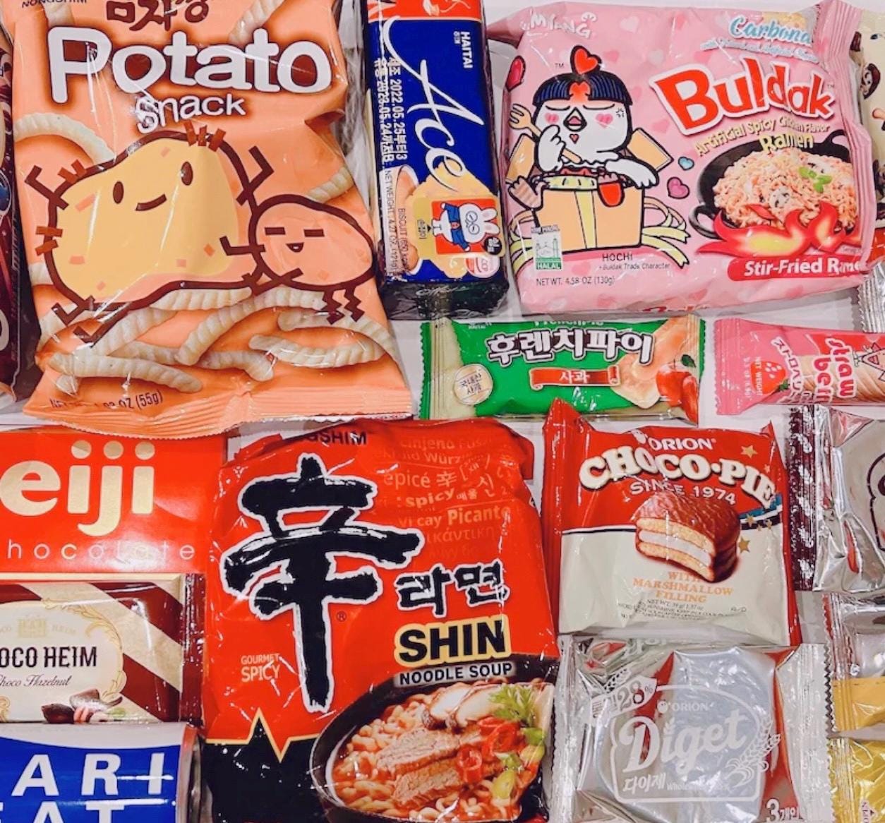 Asian Snack Box | Imported Asian Snacks | Asian Drinks | Ramen | Mixed ...