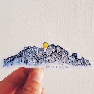 Seneca Rock, WV Sticker