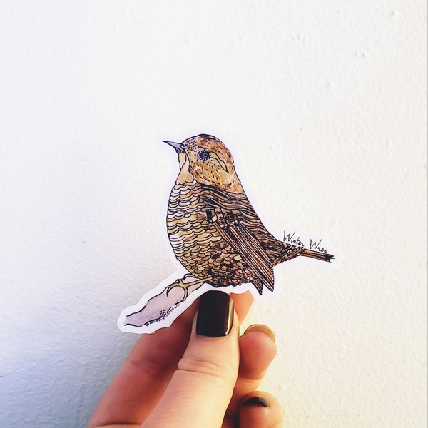 Winter Wren Sticker