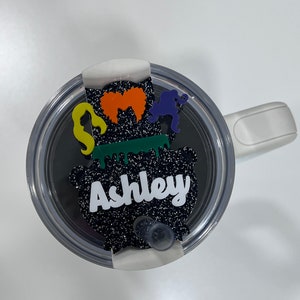 Halloween Cauldron Name Tumbler Topper 40 oz