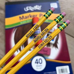 Pack of 10 Personalized #2 Pencils