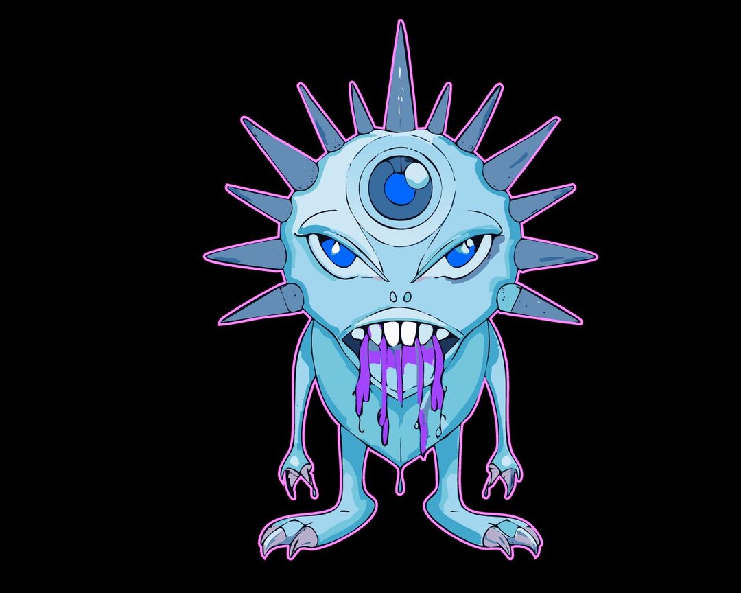 5 Digital Character Designs, You Can Use Them as Stickers or Tshirt ...