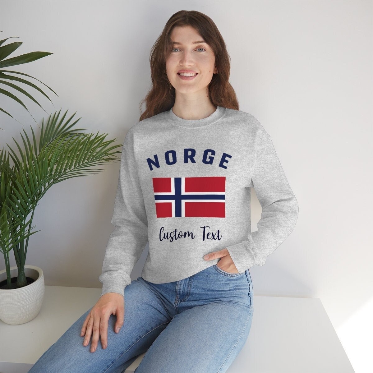 Personalized Norge Sweatshirt Flag Sweatshirt Gift - Etsy