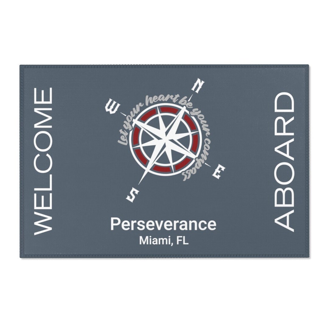 Personalized Boat Mat Custom Boat Gift Fishing Boat Rug Non Etsy