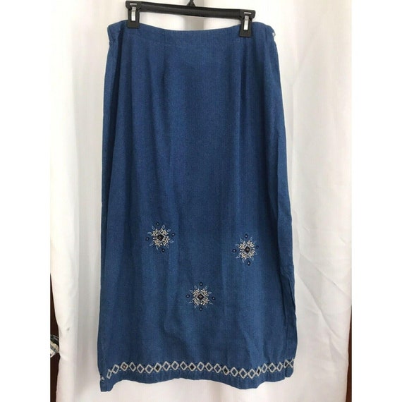 Koret City Blues Modest Skirt, sz 16 ,Straight, E… - image 2