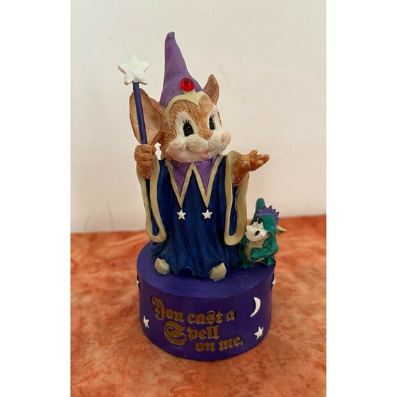 Vtg 1994 Mouse Capers San Francisco Music Box - You Cast a Spell 