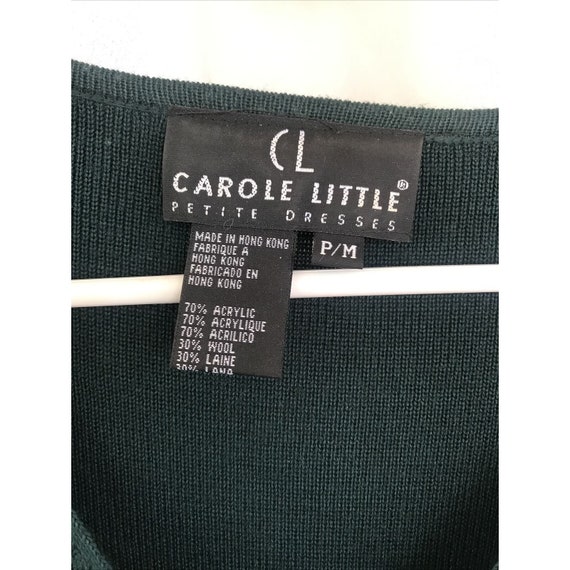 Vintage Carole Little Dress Womens Petite Medium … - image 3