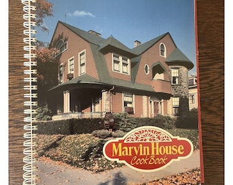 Marvin House Jamestown NY New York Vintage Spiral Bound PB Cookbook