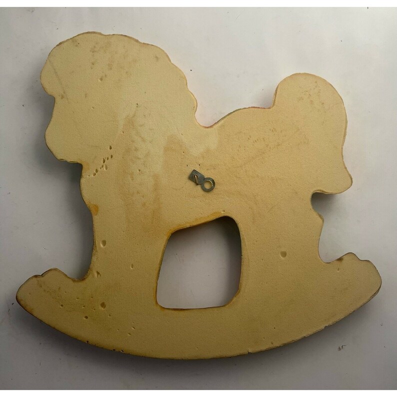 Vintage 1979 Foam Craft Nursery Teddy Bear and Rocking Horse - Etsy