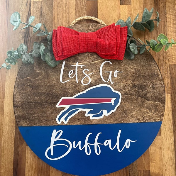 Buffalo bills welcome sign