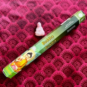 FLUTE Buddha Incense Sticks - One Tube of 20 Sticks - Premium Quality Fragrant Incense - Meditation - Relaxation - Rejuvenation