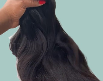 100% Raw Indian Extensions van echt haar: rechte bundels met gratis verzending de volgende dag