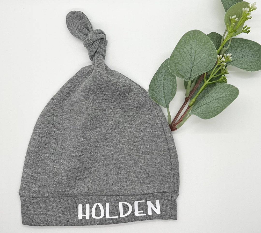 Personalized Baby Hat Custom Baby Hat Hello Baby Hat Newborn Hat