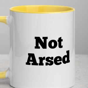 Not Arsed Tasse / St Patricks Day / Irish Mug / Irish Humour / Irish Humour / Geschenk für Irish / Irish Gifts / Paddys Day