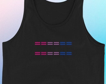 Igualdad Bisexual Tank Top / LGBT / Orgullo / Gay / LGBTQ / Lesbiana / Trans / Bisexual / No binario / Queer / Orgullo LGBT / Signo igual