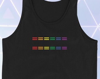 Igualdad Tank Top / LGBT / Orgullo / Gay / LGBTQ / Lesbiana / Trans / Bisexual / No binario / Queer / Orgullo LGBT / Iguales / Signo igual