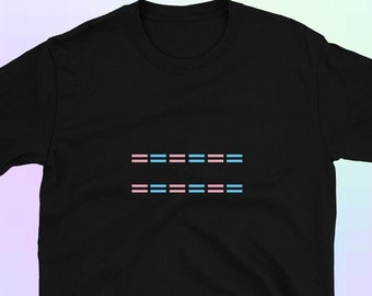 Camiseta de igualdad transgénero / LGBT / Orgullo / Gay / LGBTQ / Lesbiana / Trans / Bisexual / No binario / Queer / Orgullo LGBT / Signo igual