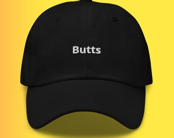 Sombrero de trasero / Sombrero de papá / Sombrero divertido / Regalo para él / Regalo del día del padre / Regalos de trasero / Regalos de amante de los traseros / Bonito sombrero de trasero / Sombrero de culo / Sombrero divertido