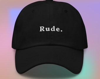 Sombrero grosero / sombrero atrevido / sombrero sarcástico / sombrero de regalo divertido / sombrero de cita divertida / regalo para ella / sombrero divertido / regalo de cumpleaños