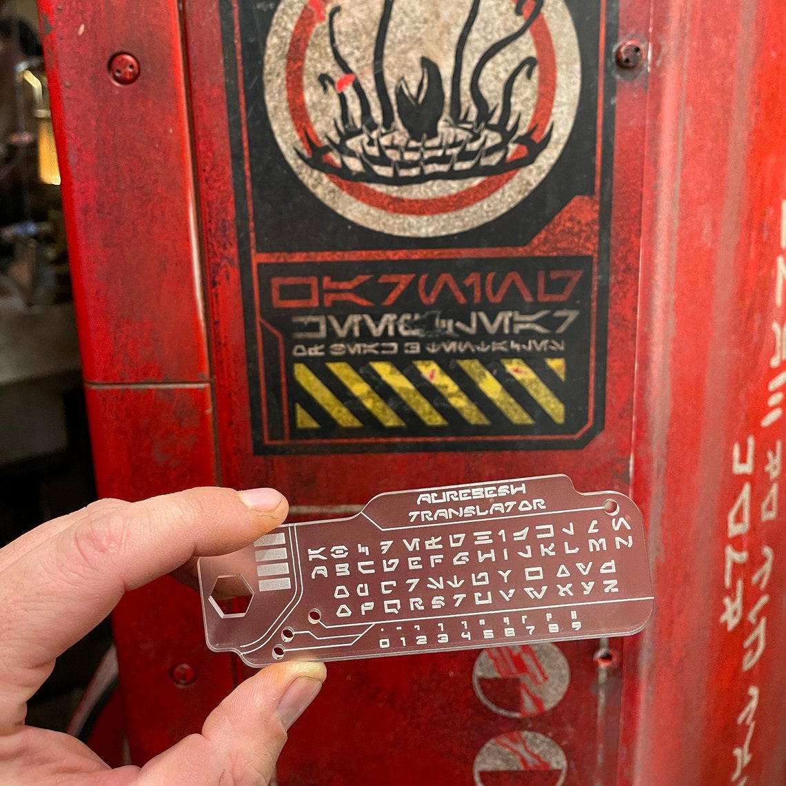 Star Wars Aurebesh Translator Slate Galaxy's Edge Batuu Etsy