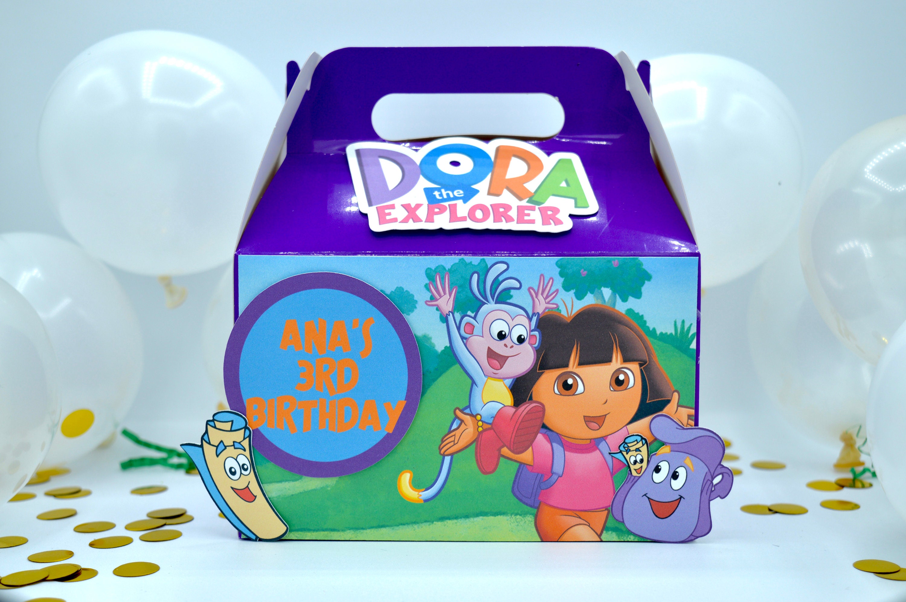 Dora the Explorer Inspired Customized Party Favor Boxes pop Etsy UK