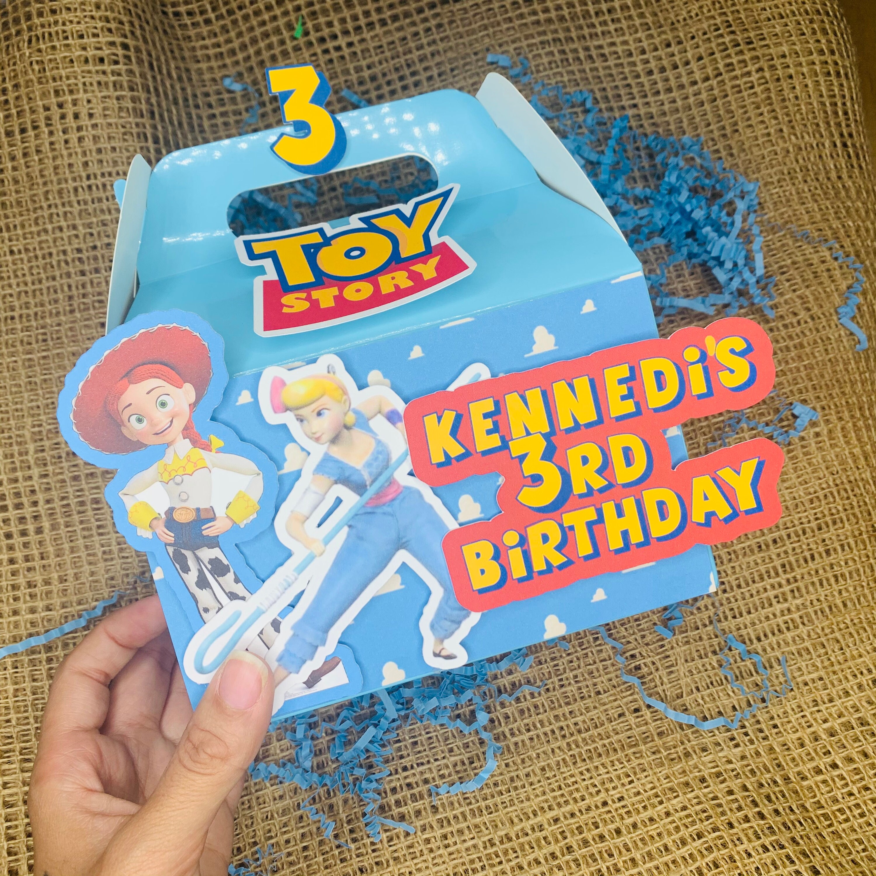 Toy Story Party Favor Boxes Etsy