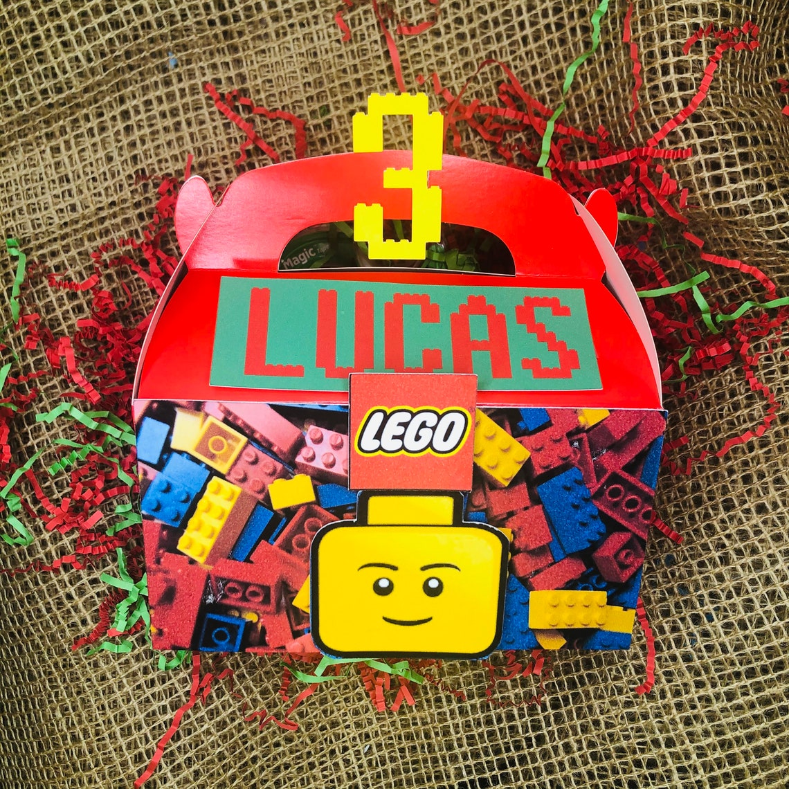 personalized lego storage box