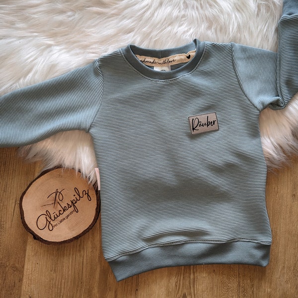 Pullover Kinder Ribjersey