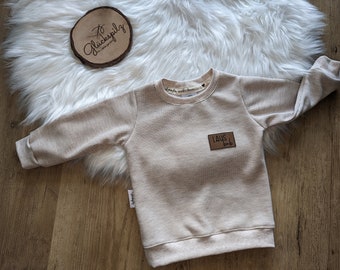 Pullover Kinder Waffeljersey