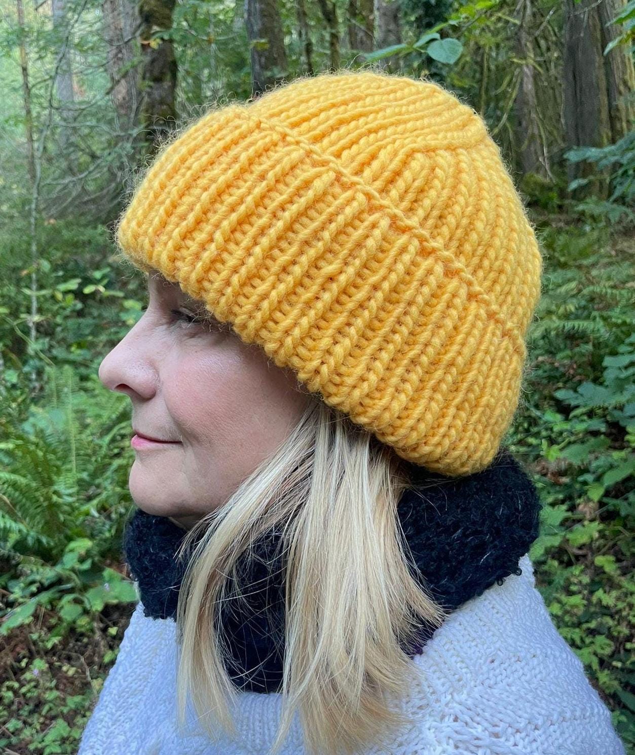Yellow knit hat Canada