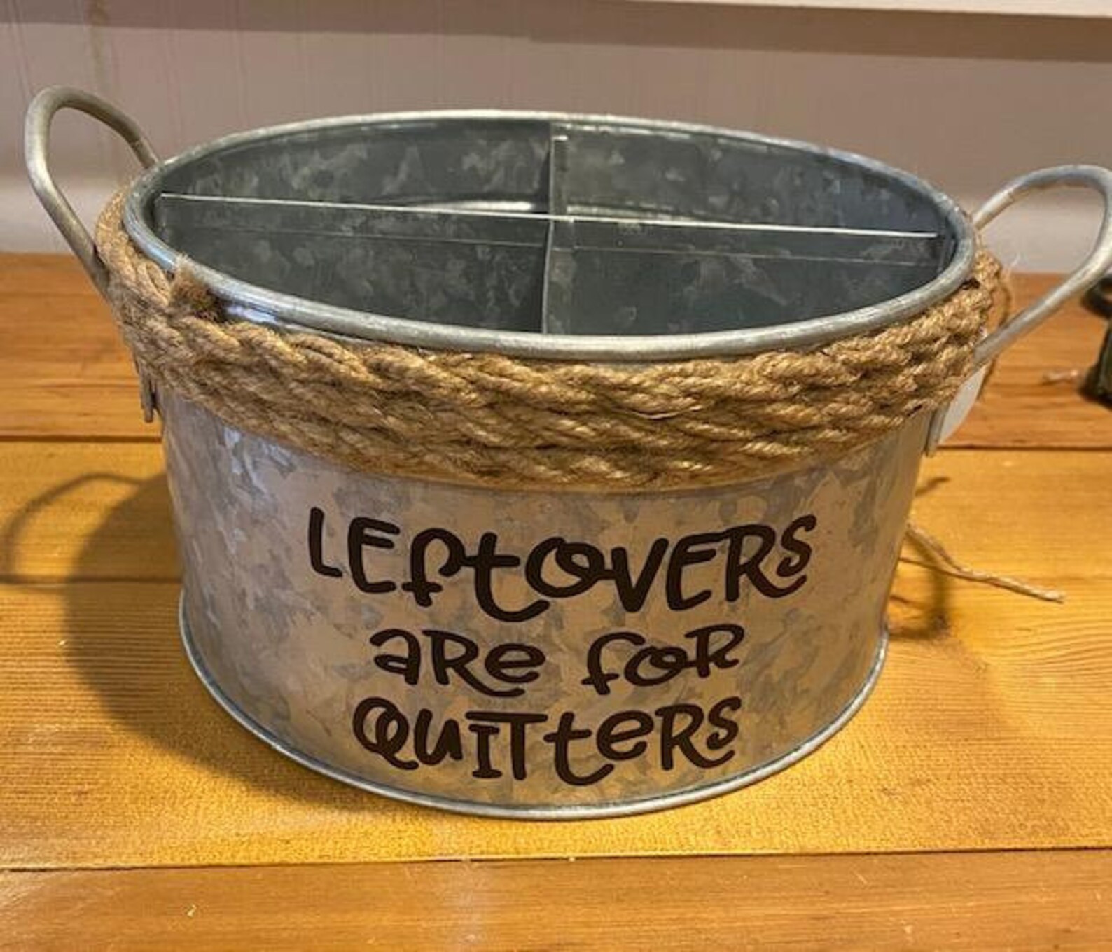 Party Utensil Holder Metal Utensil Holder 2 Fun Sayings Etsy