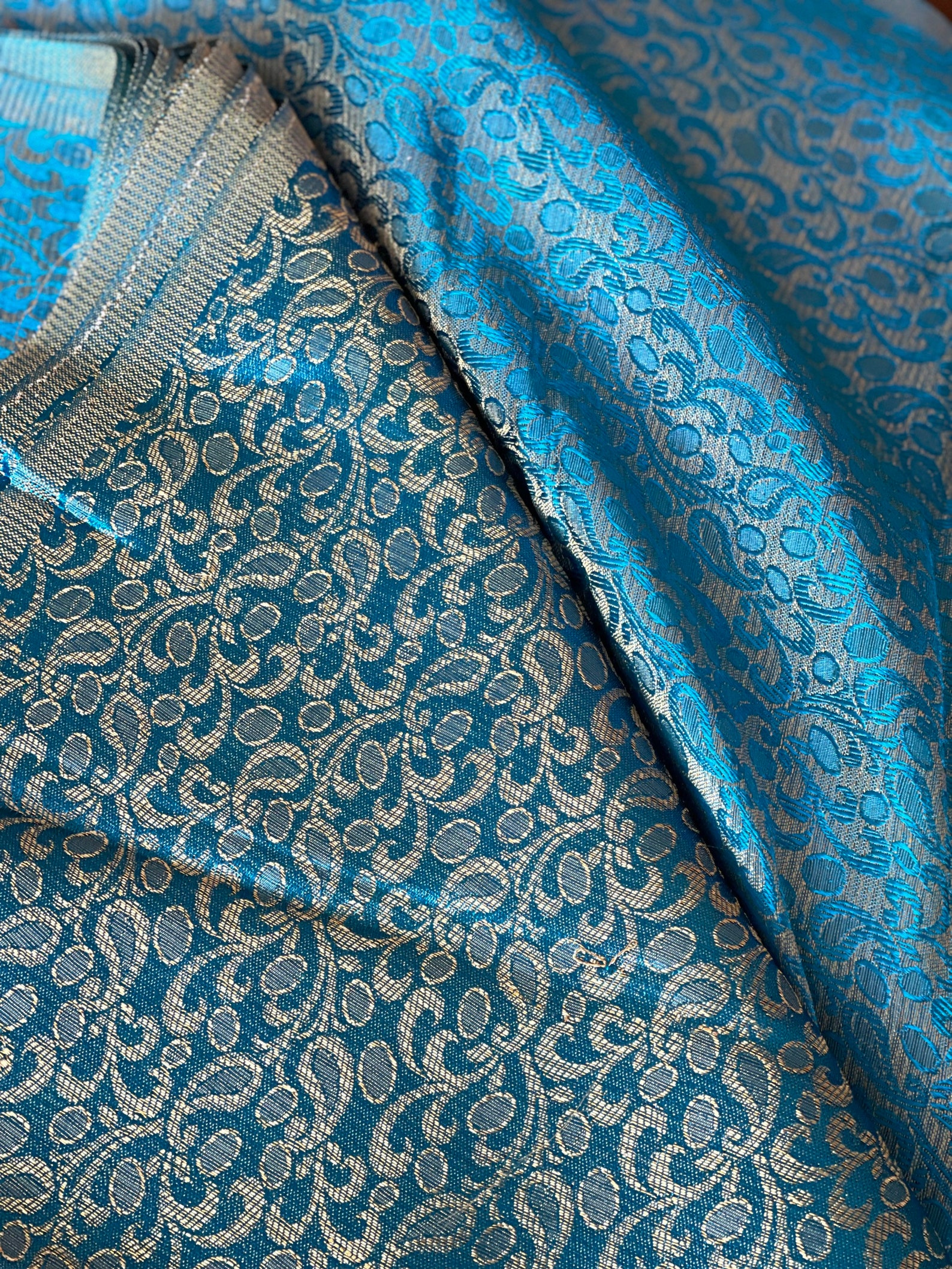 Remnant Lot Beautiful Banarsi Vintage Sari Fabric Colection | Etsy