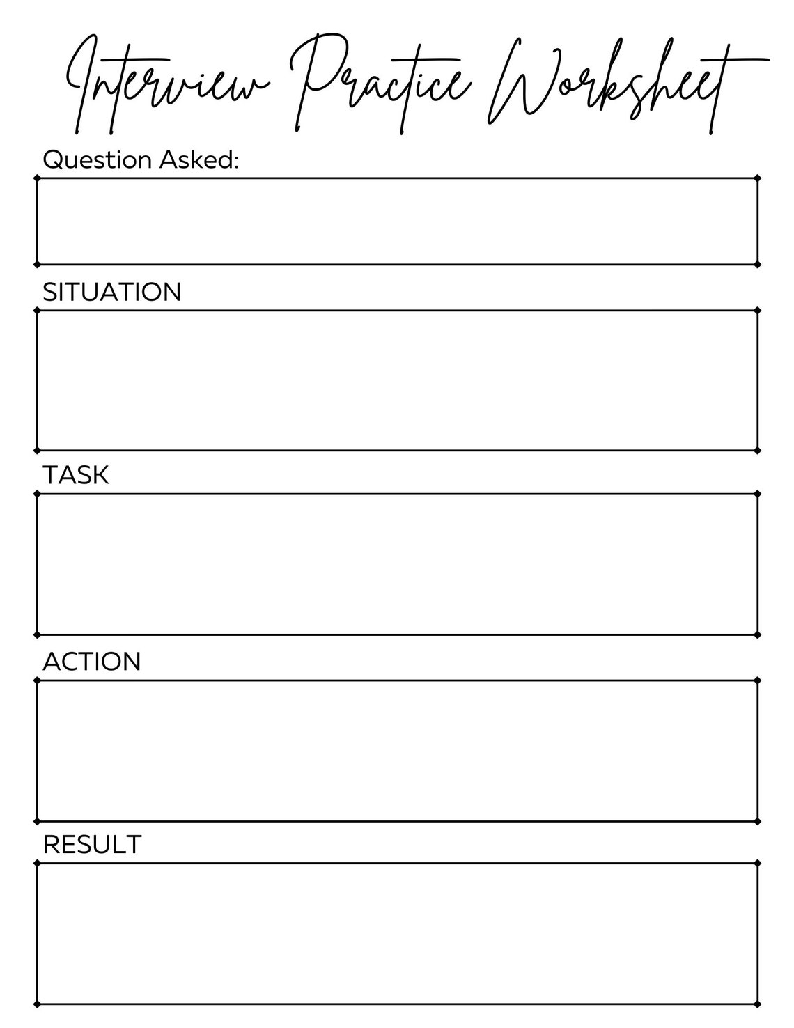 The Job Search Action Plan A Digital Download | Etsy